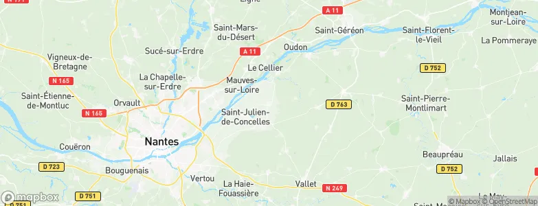 La Chapelle-Basse-Mer, France Map