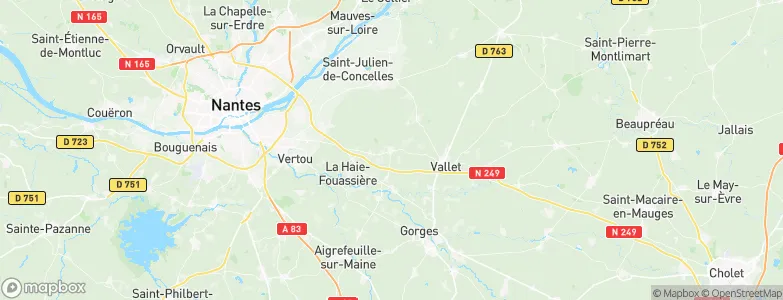 La Chapelle-Heulin, France Map