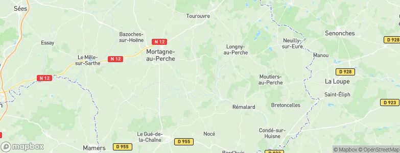 La Chapelle-Montligeon, France Map