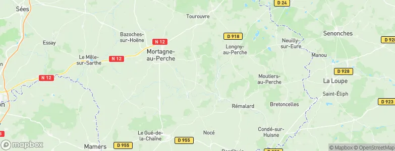 La Chapelle-Montligeon, France Map