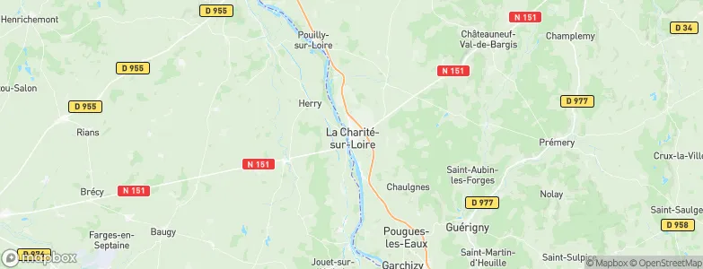 La Charité-sur-Loire, France Map