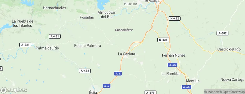 La Chica Carlota, Spain Map