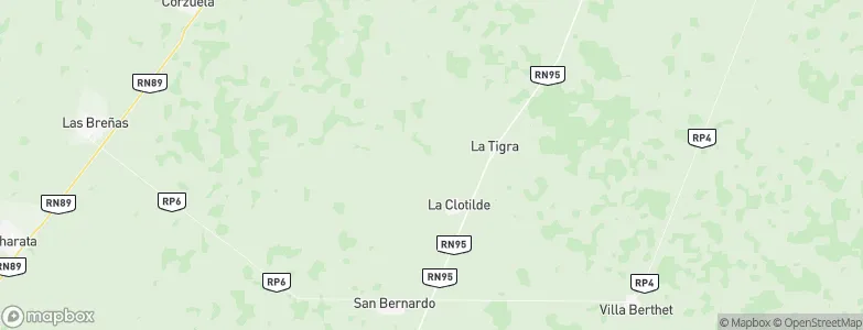 La Clotilde, Argentina Map