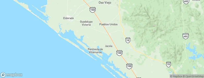 La Constancia, Mexico Map