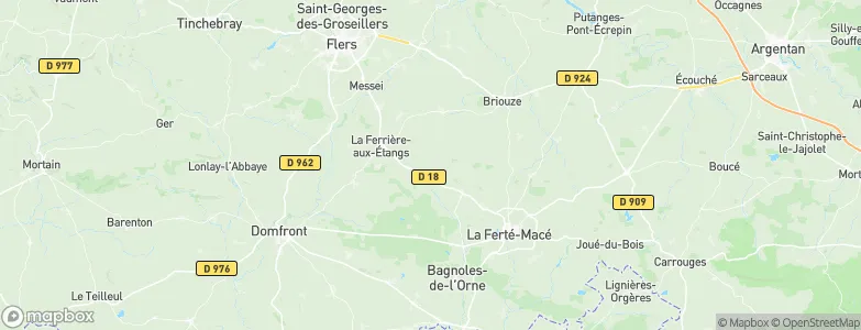 La Coulonche, France Map