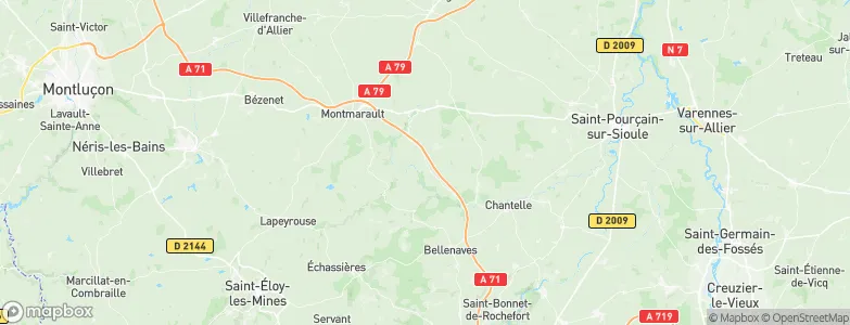 La Cout, France Map