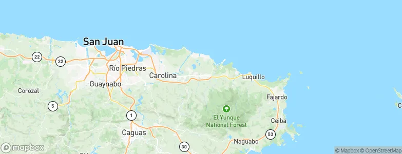 La Dolores, Puerto Rico Map