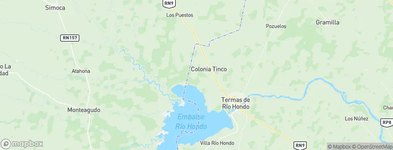 La Donosa, Argentina Map