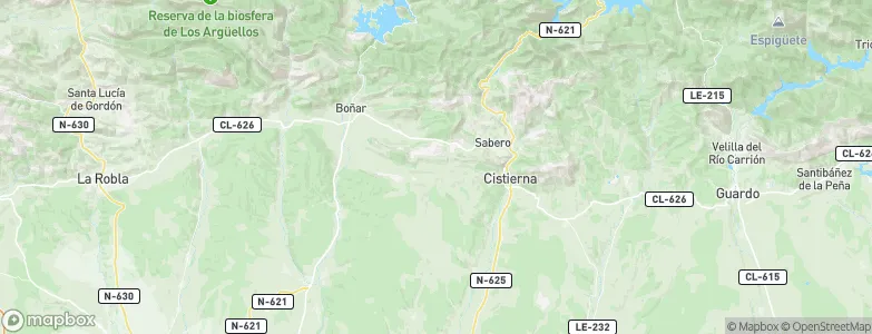 La Ercina, Spain Map