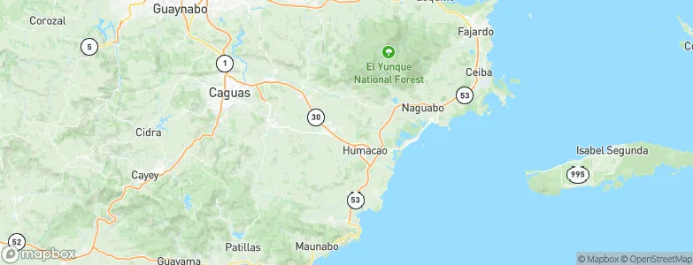 La Fermina, Puerto Rico Map