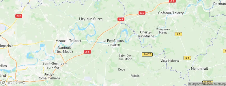 La Ferté-sous-Jouarre, France Map