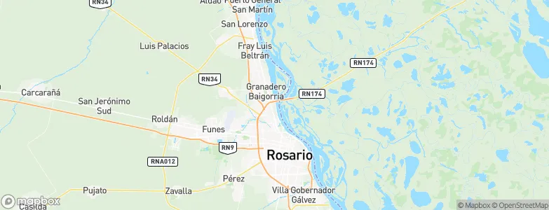 La Florida, Argentina Map