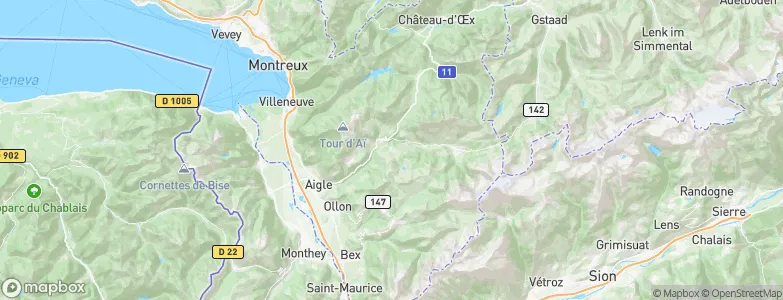 La Forclaz, Switzerland Map