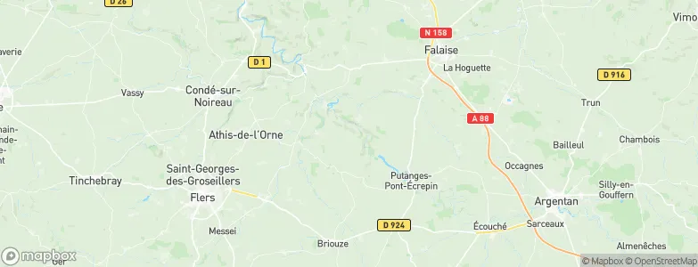 La Forêt-Auvray, France Map