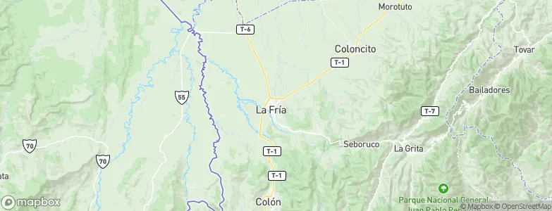 La Fria, Venezuela Map