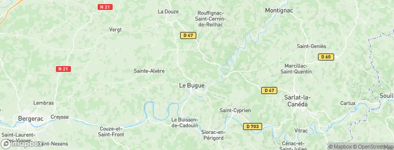 La Garde, France Map