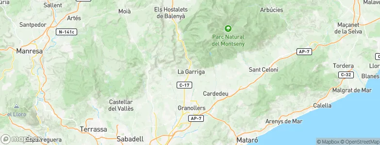 la Garriga, Spain Map