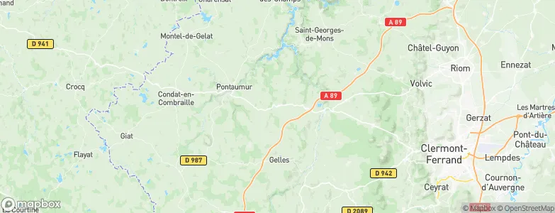 La Goutelle, France Map