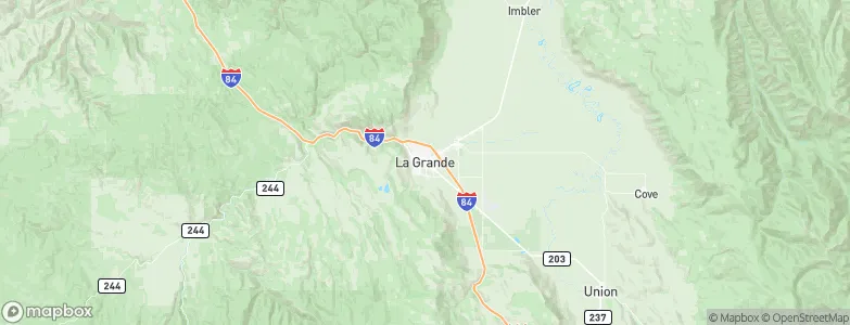 La Grande, United States Map