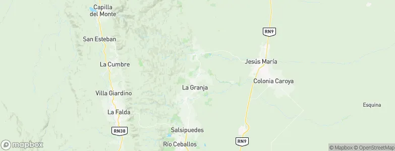 La Granja, Argentina Map