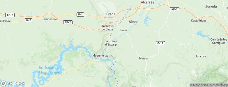 la Granja d'Escarp, Spain Map