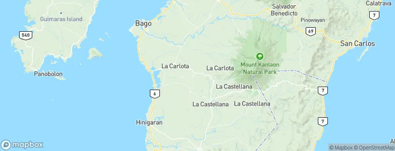 La Granja, Philippines Map