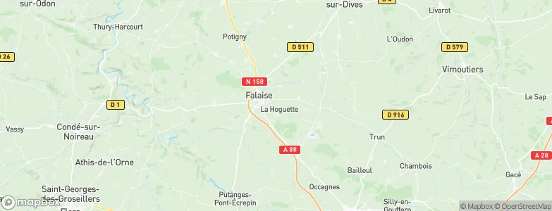La Hoguette, France Map