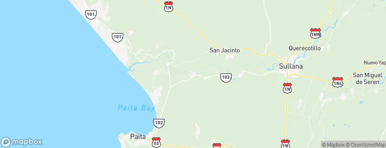 La Huaca, Peru Map