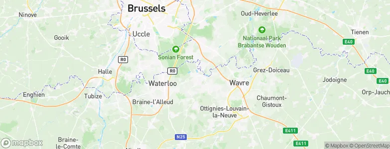 La Hulpe, Belgium Map