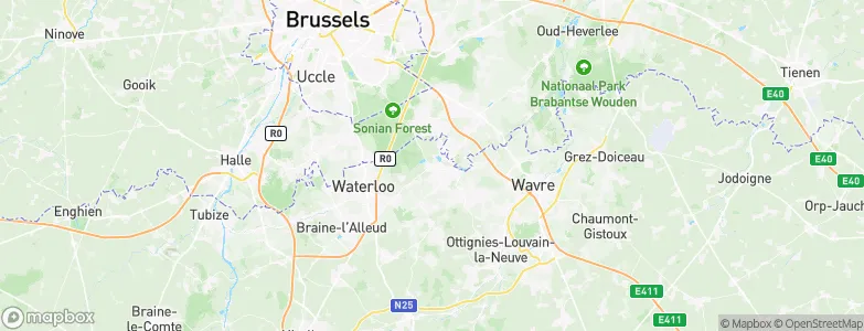 La Hulpe, Belgium Map
