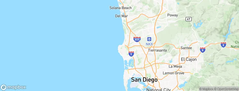 La Jolla, United States Map