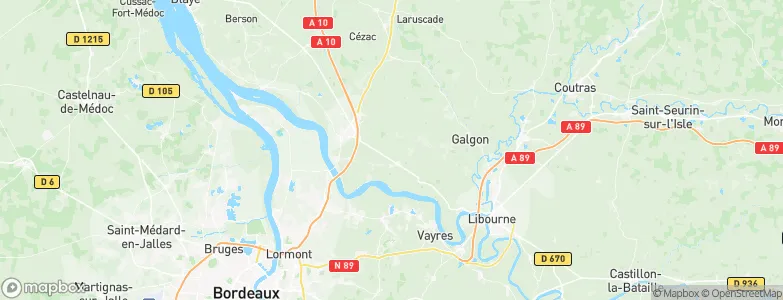 La Lande-de-Fronsac, France Map