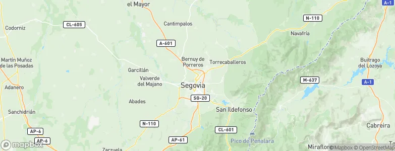 La Lastrilla, Spain Map