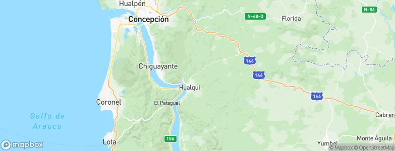 La Leonera, Chile Map