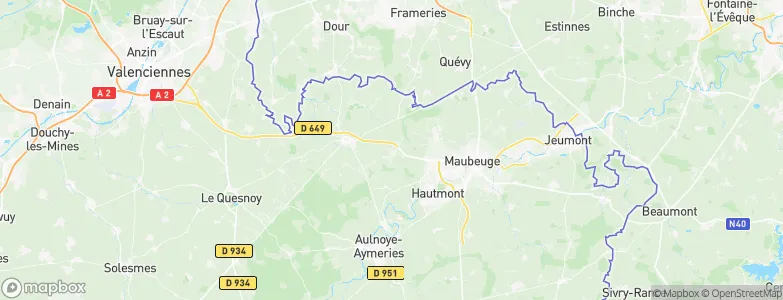 La Longueville, France Map
