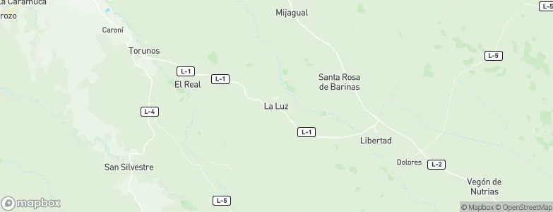La Luz, Venezuela Map