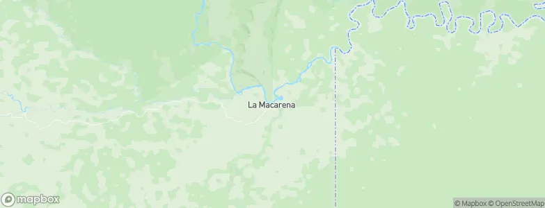La Macarena, Colombia Map