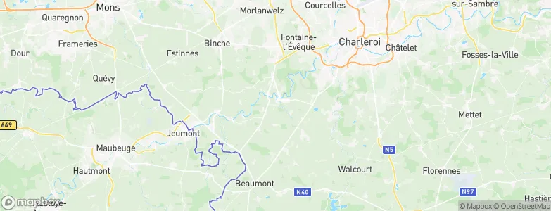 La Maladrie, Belgium Map