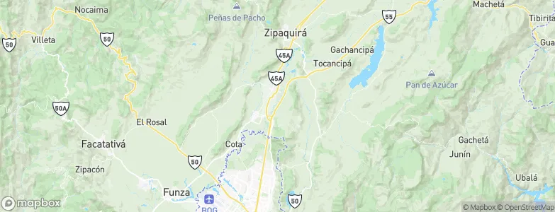 La Mana, Colombia Map
