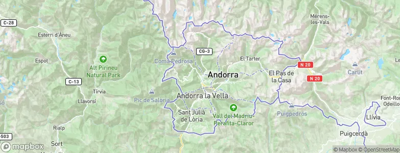 La Massana, Andorra Map