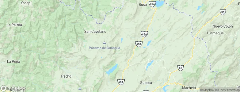 La Mesa, Colombia Map