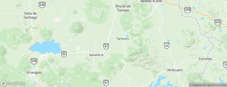 La Moncada, Mexico Map