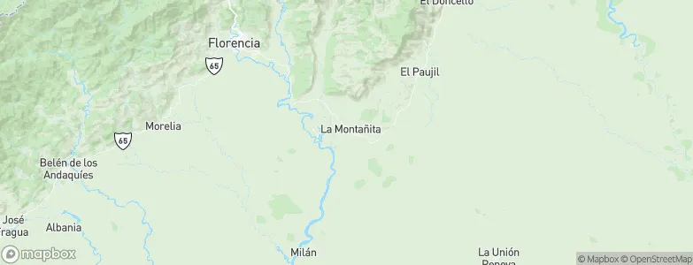 La Montañita, Colombia Map