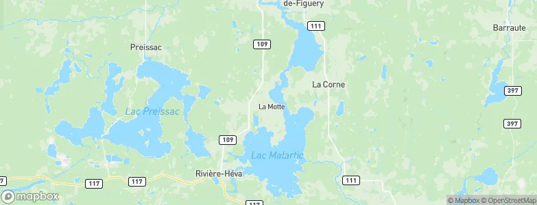 La Motte, Canada Map