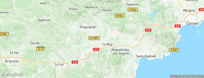 La Motte, France Map