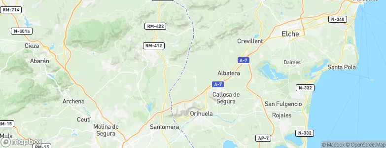 La Murada, Spain Map