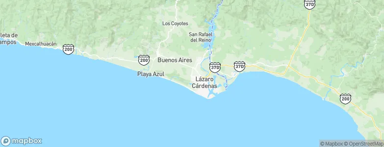 La Orilla, Mexico Map