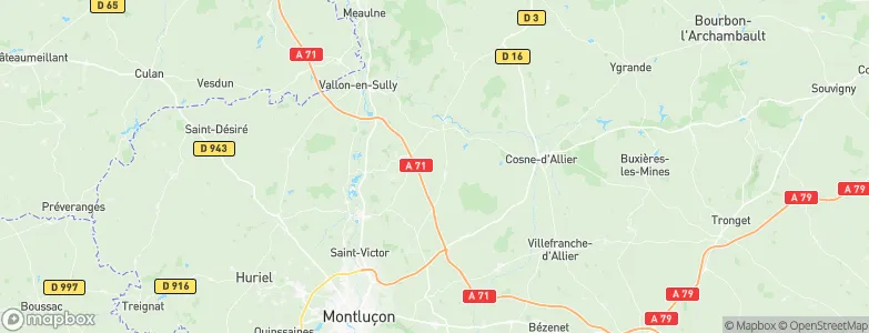 La Palisse, France Map