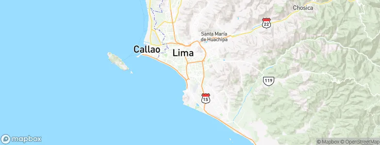 La Palma, Peru Map