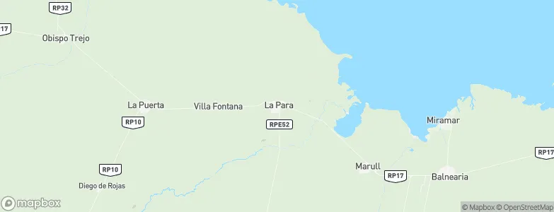La Para, Argentina Map